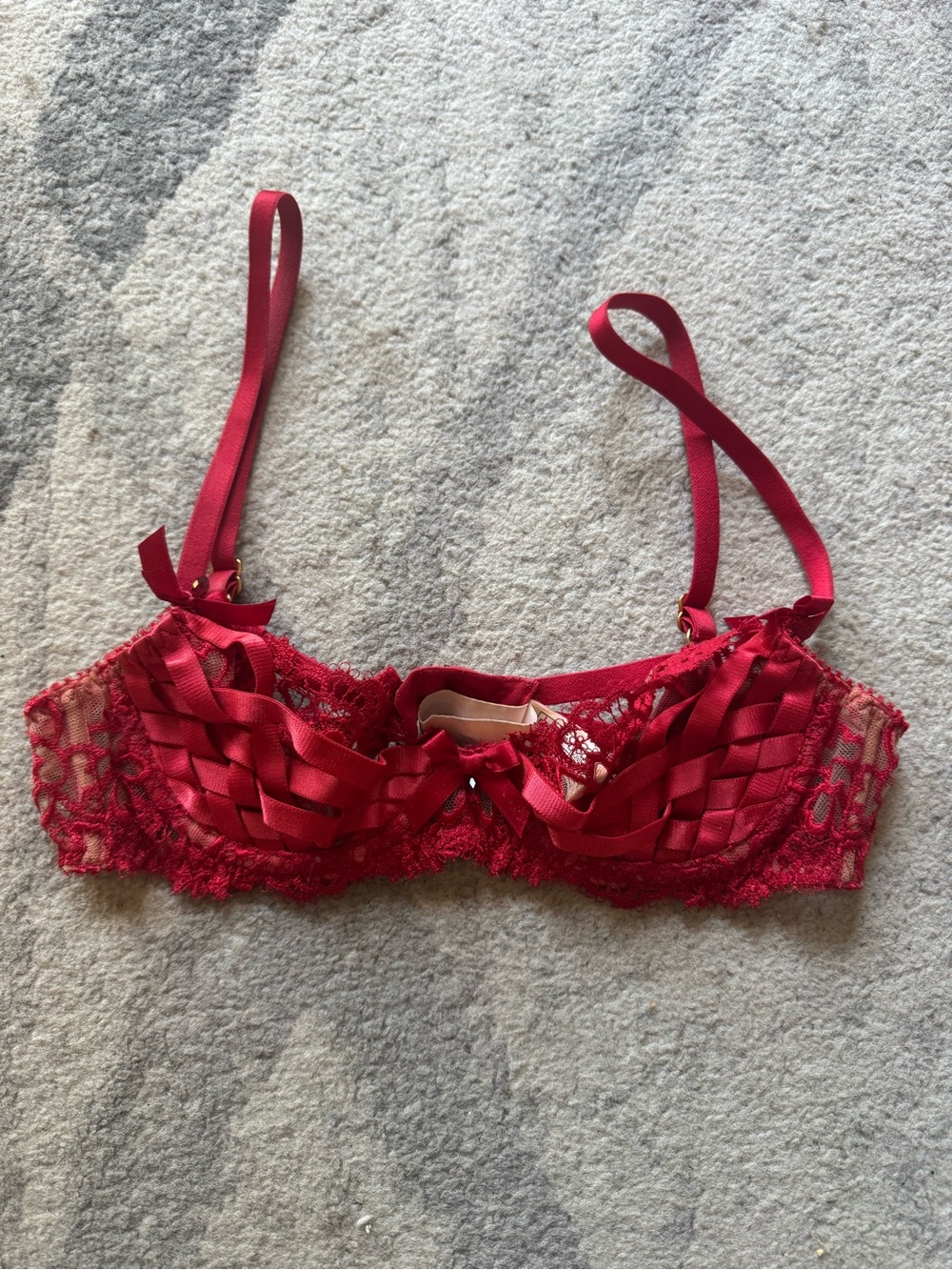 Agent Provocateur Dioni Bra Red Size 32B